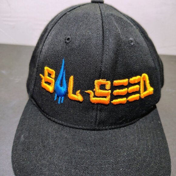Sol Seed Mesh Hat Cap Snap Back Black Funk Band Embroidered Logo Trucker Panel - Picture 2 of 9